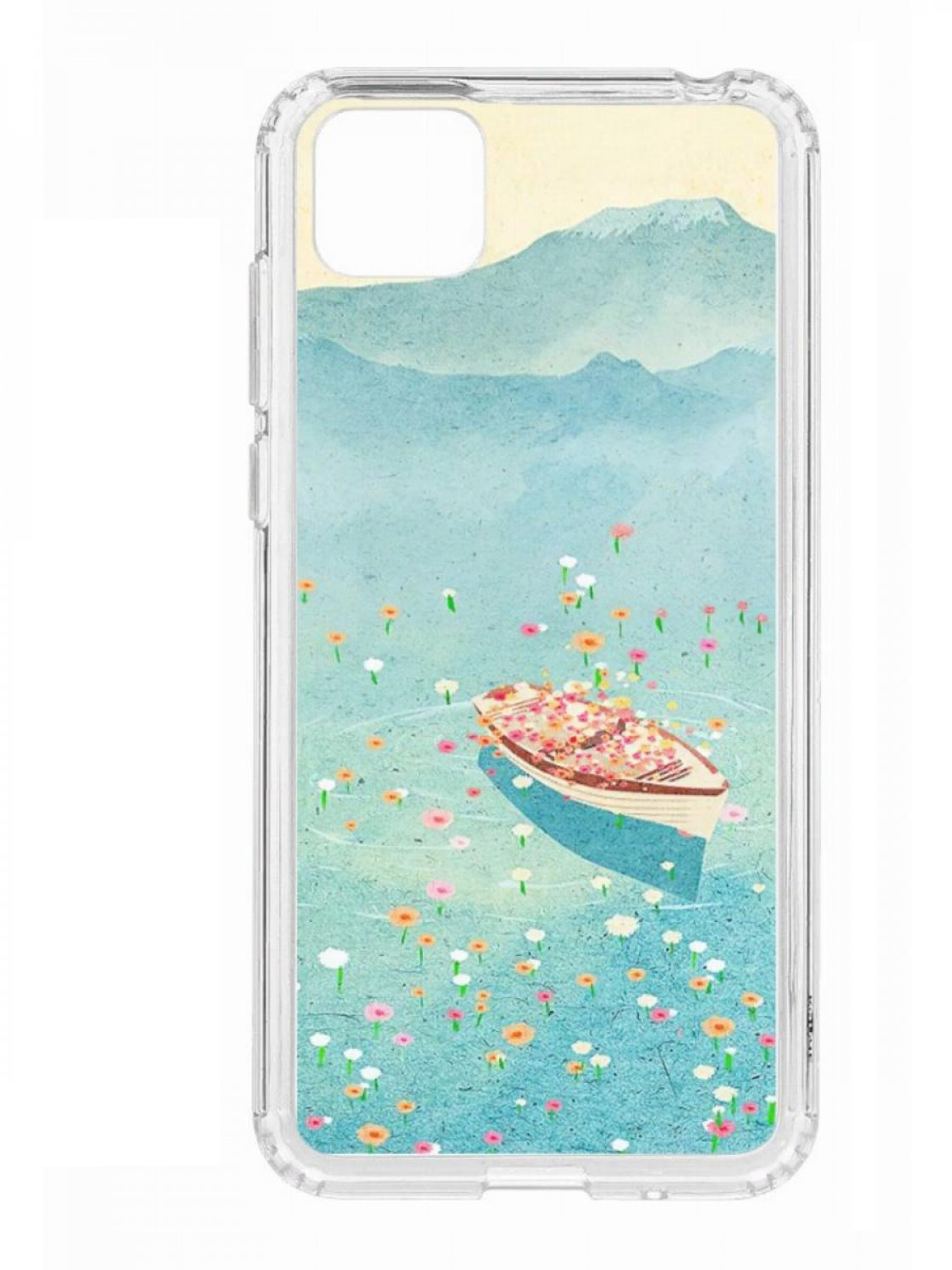 Чехол для смартфона Honor 9S КRUЧЕ Print прозрачный с принтом