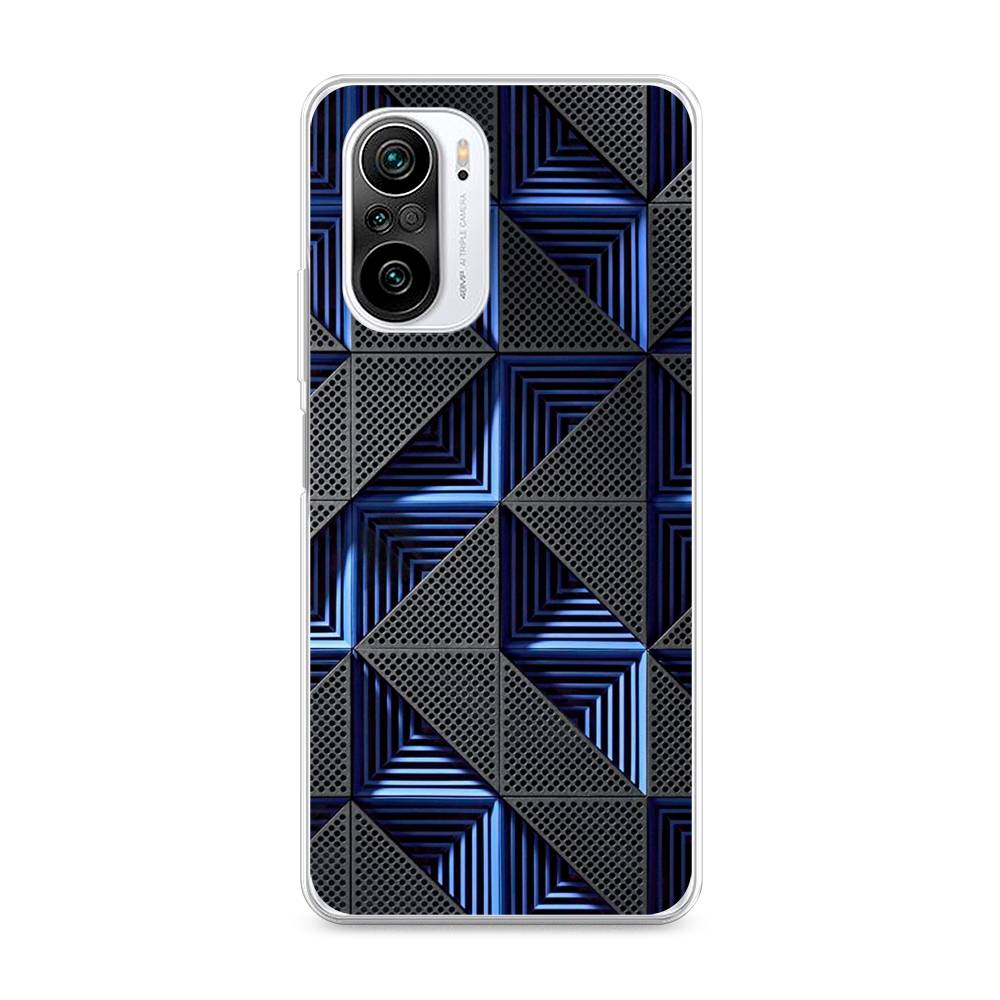 

Чехол на Xiaomi Redmi K40 "IBM", Серый;синий, 310950-3