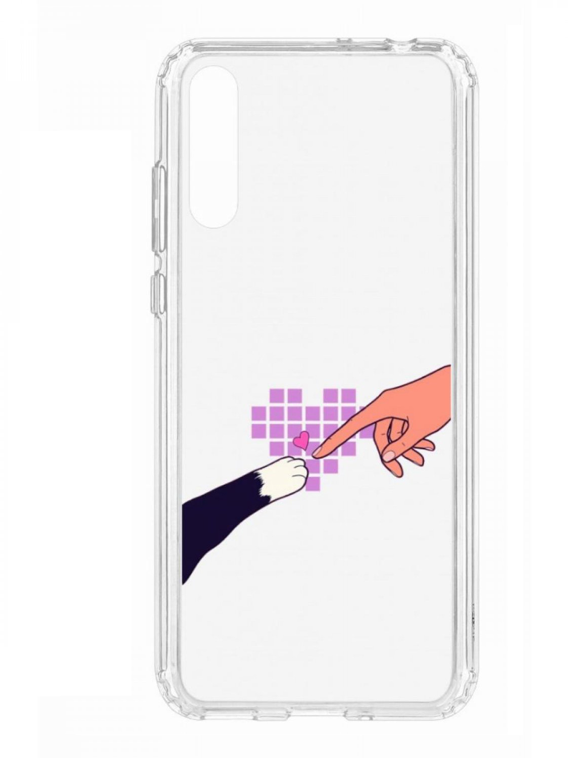 

Чехол для смартфона Huawei Y8P КRUЧЕ Print прозрачный с принтом