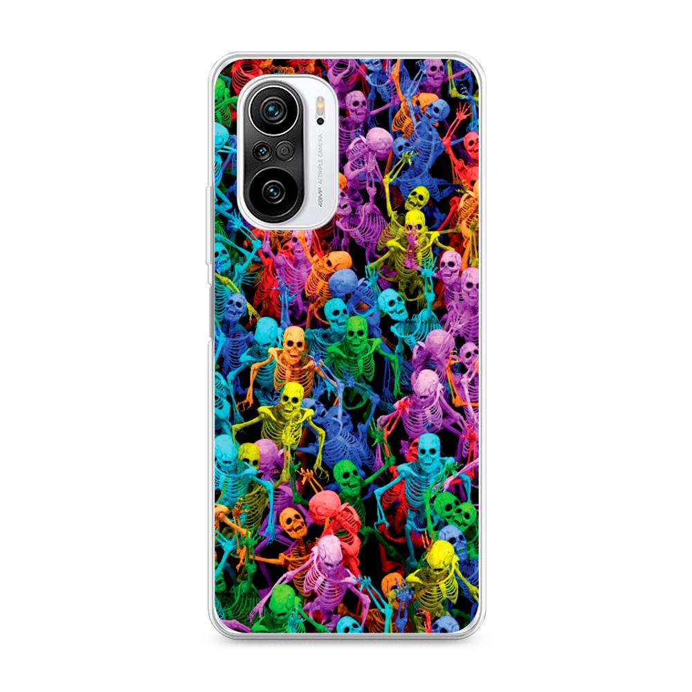

Чехол на Xiaomi Redmi K40 "Вечеринка скелетов", Фиолетовый;желтый;оранжевый, 310950-6