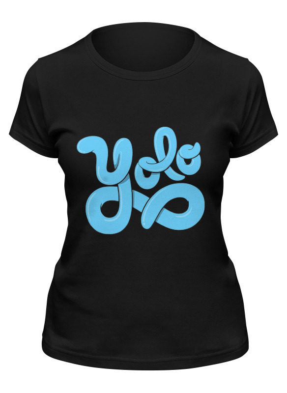 

Футболка женская Printio Yolo (you only live once) черная 2XL, Черный, Yolo (you only live once)