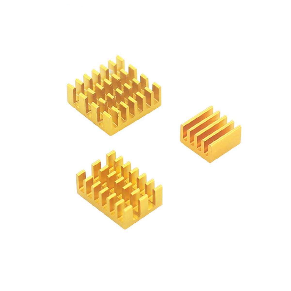 

RA539 Набор радиаторов ACD Gold 3 in 1 Heat Sink Set Aluminum (15x10x5мм, 14x14x6мм и 8, RA539