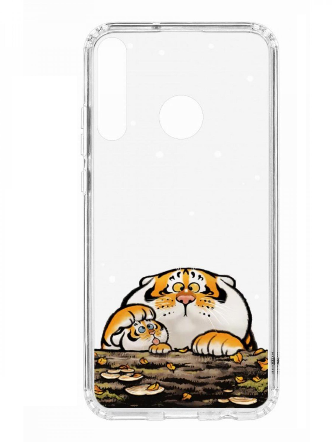 

Чехол для смартфона Huawei P40 Lite E КRUЧЕ Print прозрачный с принтом