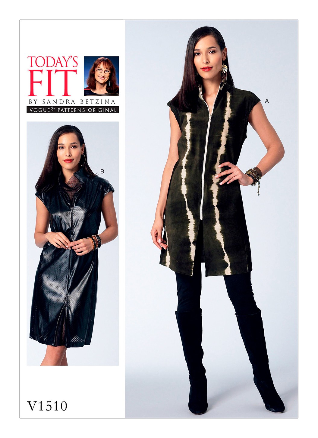 

Выкройка Vogue №1510 — Платье на молнии от Today's Fit by Sandra Betzina