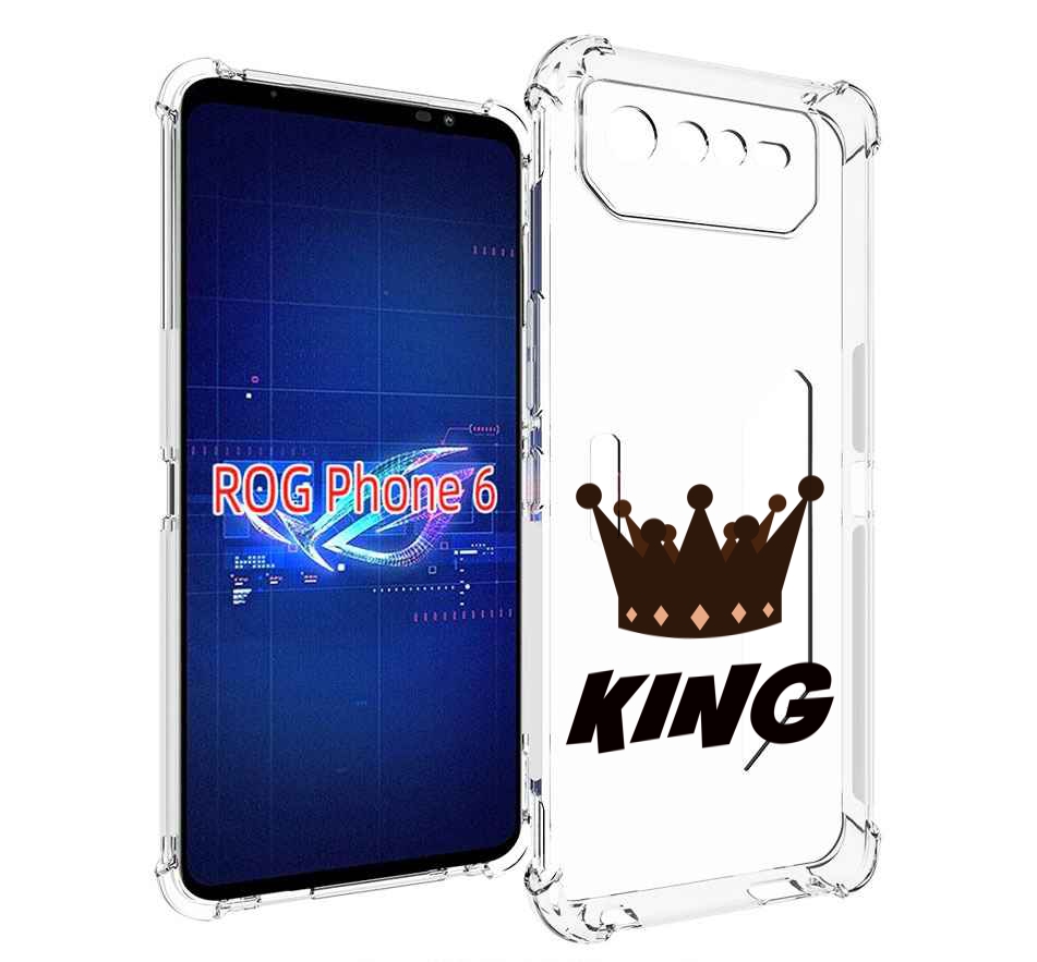 

Чехол MyPads корона-короля-черный для Asus ROG Phone 6, Прозрачный, Tocco