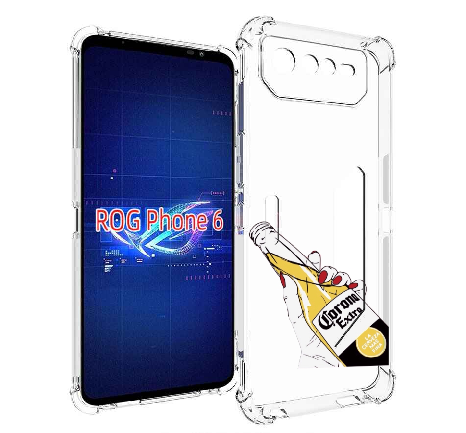 

Чехол MyPads корона екстра для Asus ROG Phone 6, Прозрачный, Tocco
