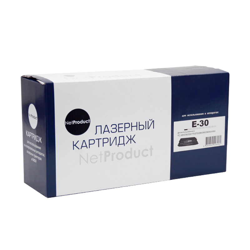 

Картридж для лазерного принтера NetProduct E-30 (12003020) черный, совместимый, E-30