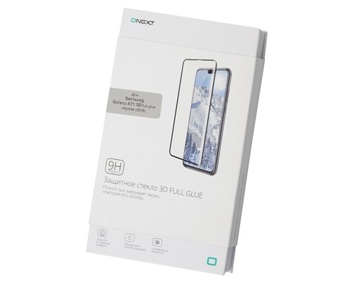 

Защитное стекло ONEXT для Samsung Galaxy A71 3D Black Frame (полноклеевое), для Samsung Galaxy A71 3D Black Frame (полноклеевое)