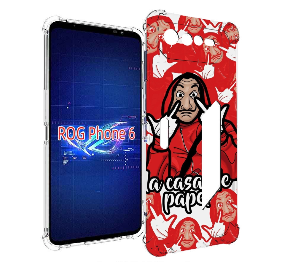 

Чехол MyPads комикс-бумажный-дом для Asus ROG Phone 6, Прозрачный, Tocco