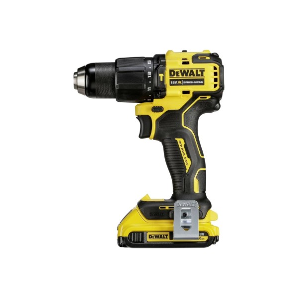 фото Аккумуляторная ударная дрель dewalt dcd709m2t, 18в, 4 ач