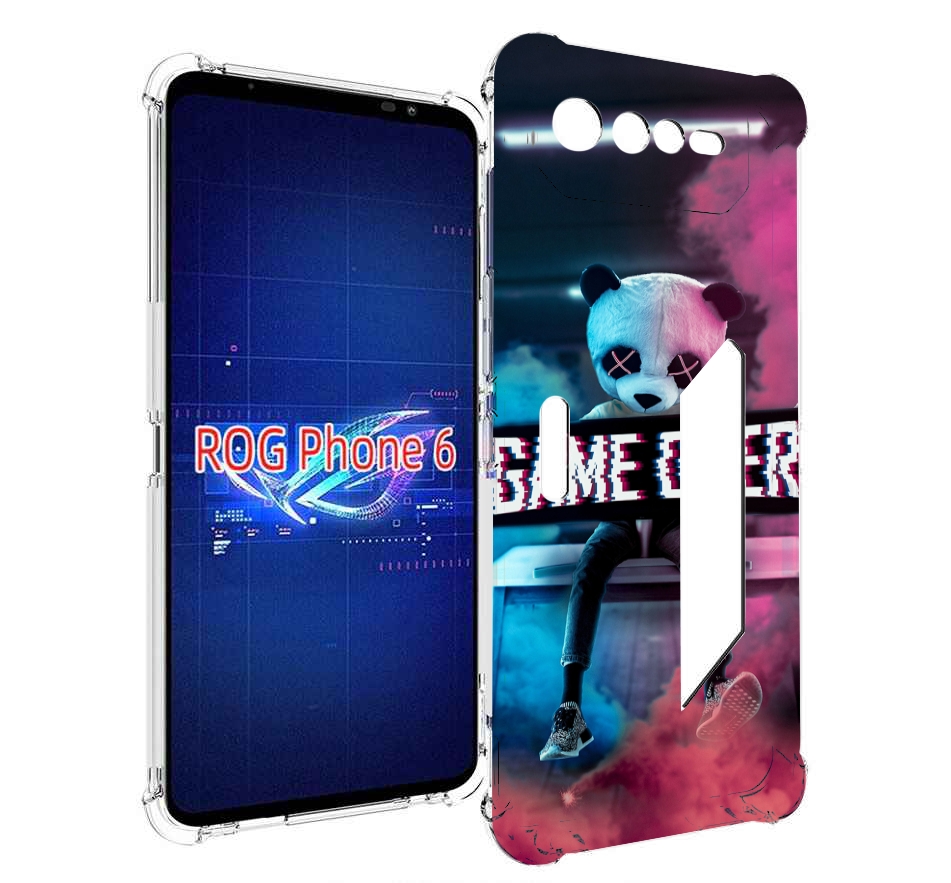 

Чехол MyPads картина-панда для Asus ROG Phone 6, Прозрачный, Tocco