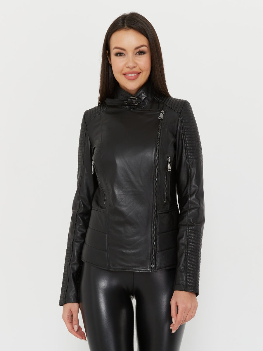 

Кожаная куртка женская Este'e exclusive Fur&Leather B-1 черная L, B-1