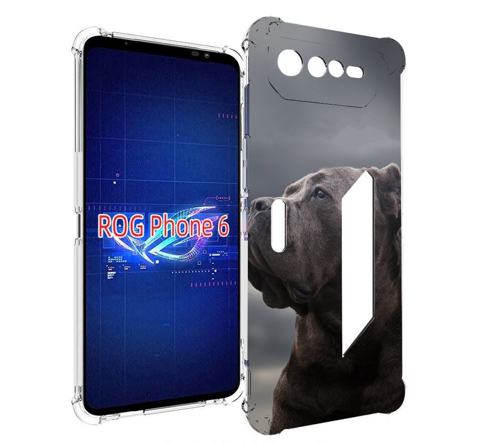 

Чехол MyPads кане корсо для Asus ROG Phone 6, Прозрачный, Tocco