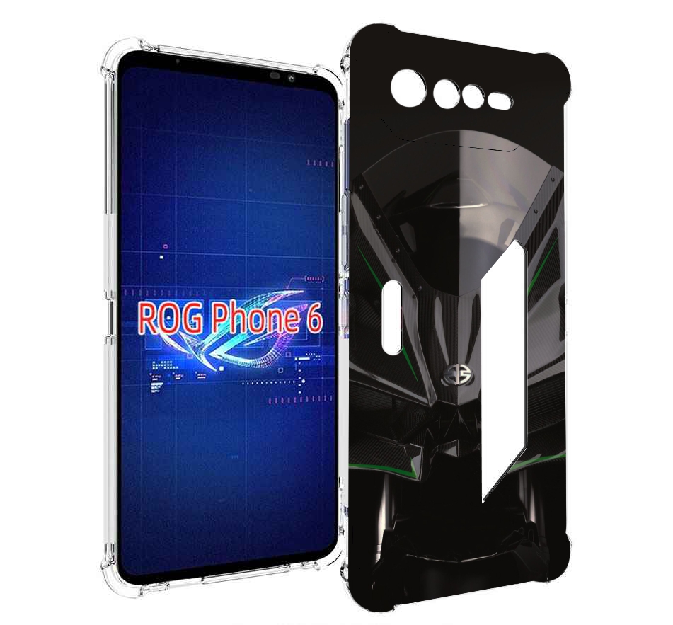 

Чехол MyPads кавасаки мото для Asus ROG Phone 6, Прозрачный, Tocco