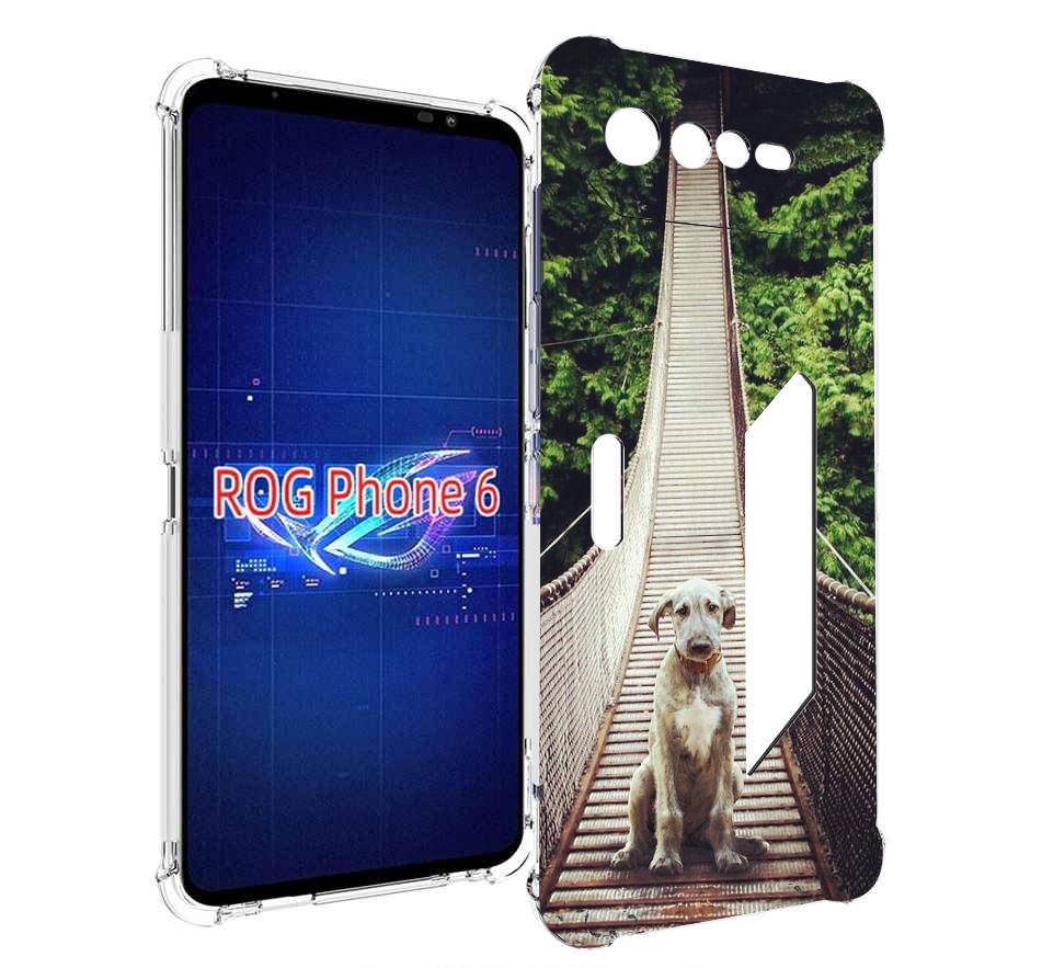 

Чехол MyPads ирландскии волкодав для Asus ROG Phone 6, Прозрачный, Tocco