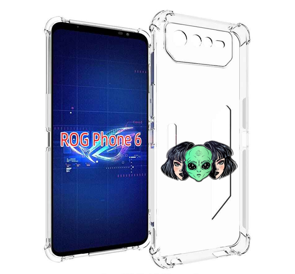 

Чехол MyPads инопланетянин в девочке женский для Asus ROG Phone 6, Прозрачный, Tocco