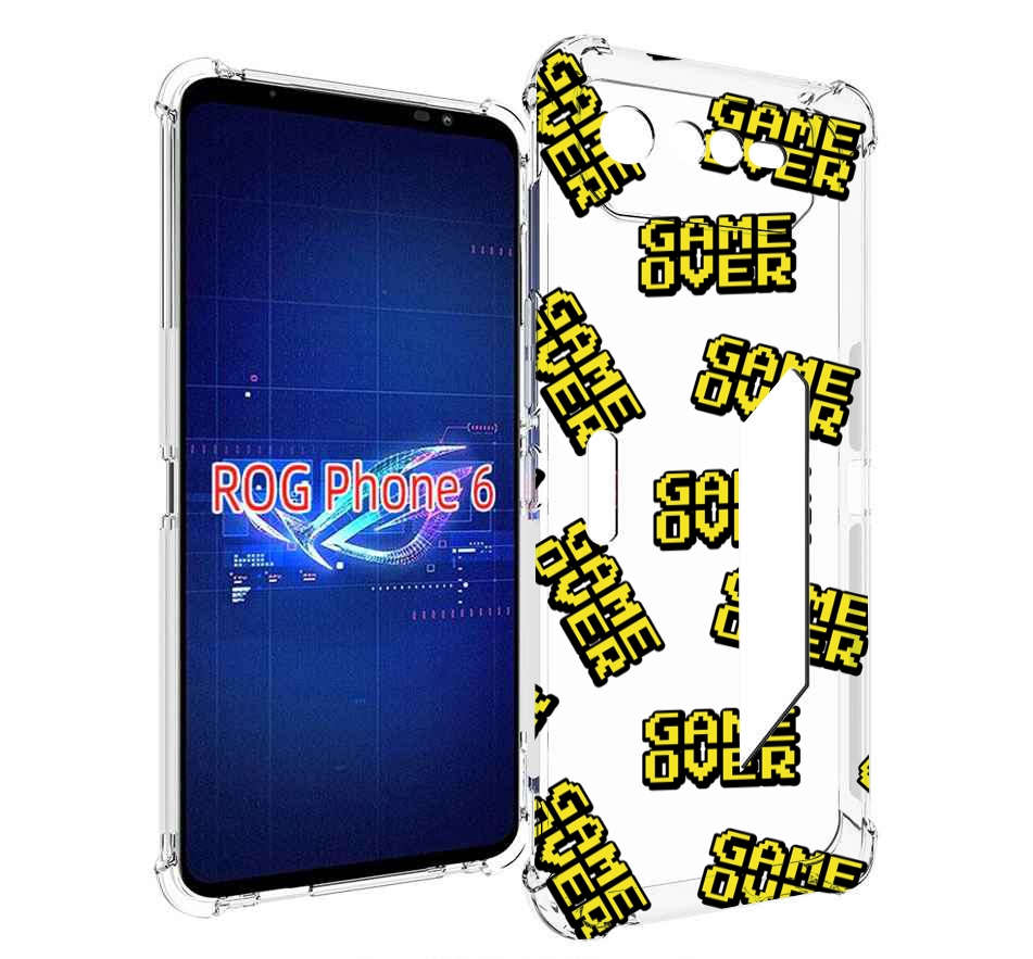 

Чехол MyPads игра-окончена для Asus ROG Phone 6, Прозрачный, Tocco