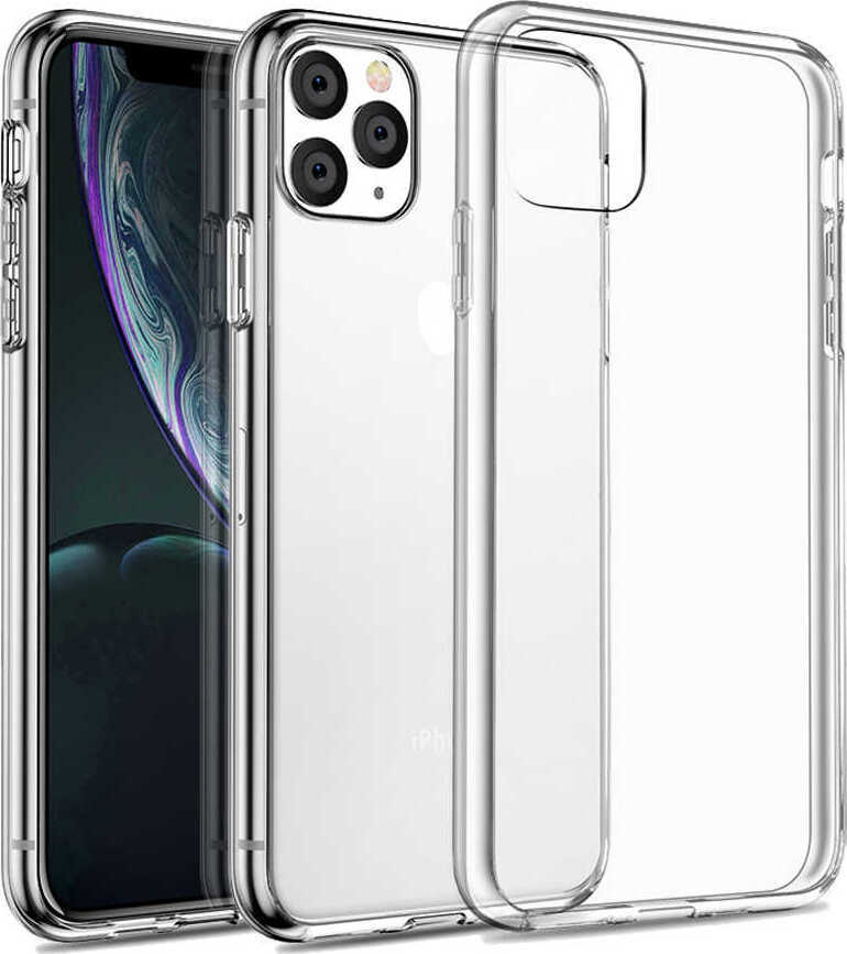 

Чехол-накладка DAWN Design для iPhone 11 Pro Max пластик/силикон с бампером (прозрачный)