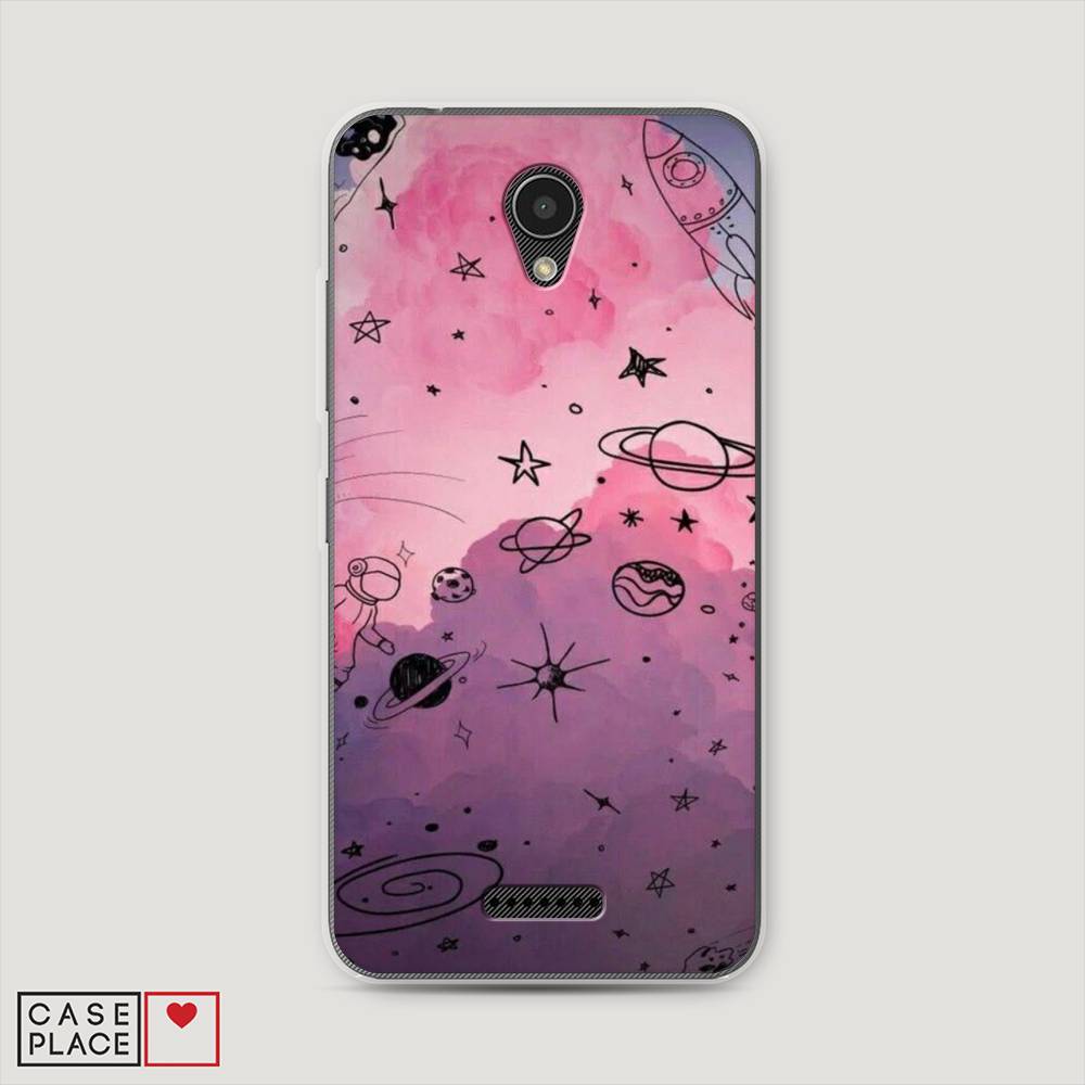 

Чехол Awog на Lenovo Vibe B / Леново Vibe B "Радуга планет 3", 112450-4
