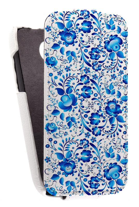 

Кожаный чехол для Fly IQ 451 Quattro Vista Armor Case "Full" (Белый) (Дизайн 18/18)
