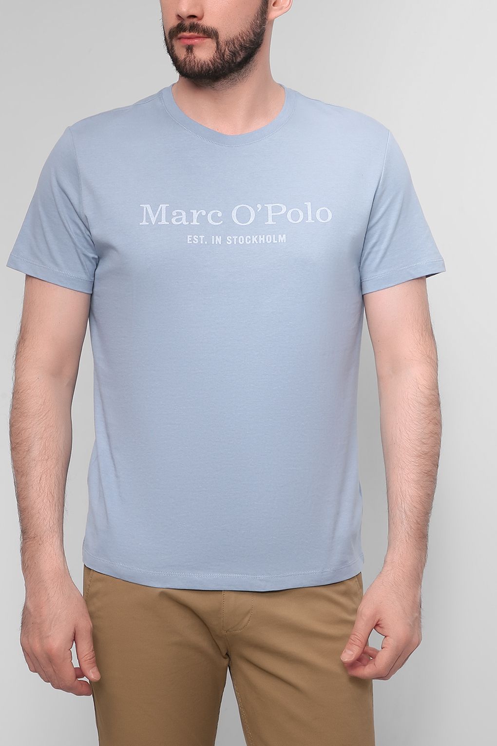 

Футболка мужская Marc O’Polo 223 2220 51024 голубая M, 223 2220 51024