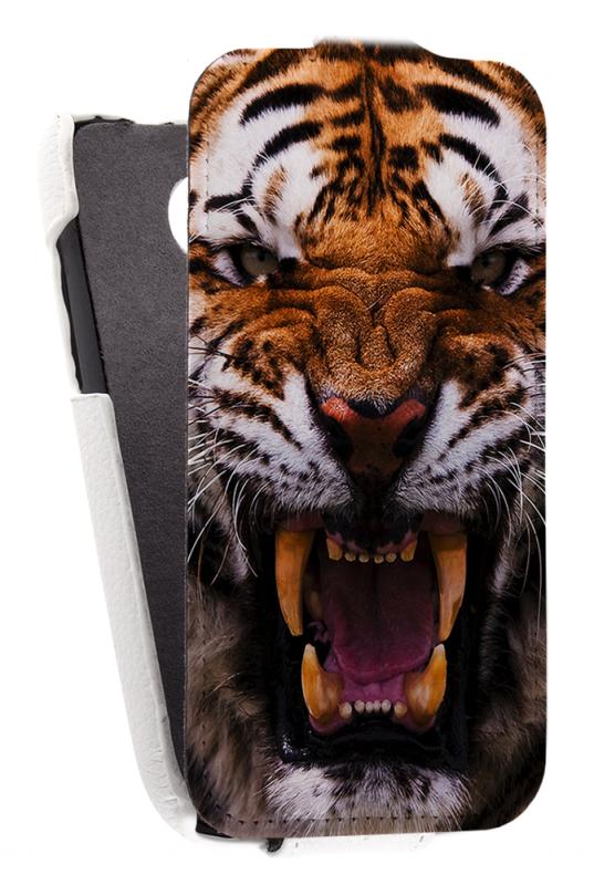 

Кожаный чехол для Fly IQ 451 Quattro Vista Armor Case "Full" (Белый) (Дизайн 142)