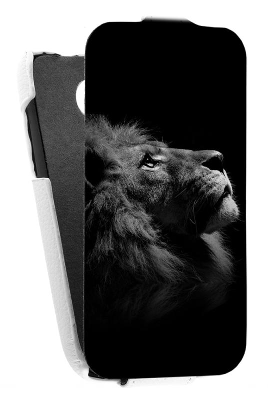 

Кожаный чехол для Fly IQ 451 Quattro Vista Armor Case "Full" (Белый) (Дизайн 143)