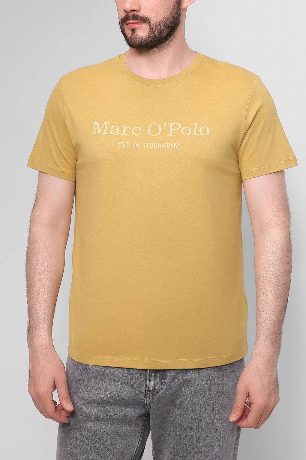 

Футболка мужская Marc O’Polo 223 2220 51024 коричневая 2XL, 223 2220 51024