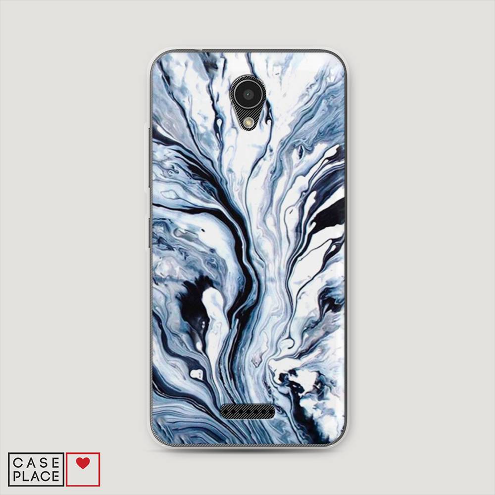 

Чехол Awog на Lenovo Vibe B / Леново Vibe B "Голубой минерал мрамор", 112450-3