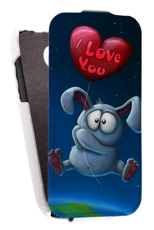 

Кожаный чехол для Fly IQ 451 Quattro Vista Armor Case "Full" (Белый) (Дизайн 149)
