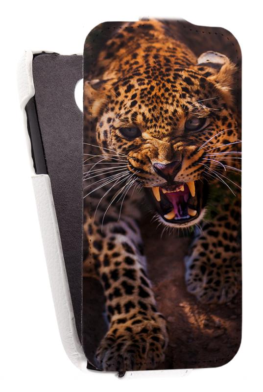 

Кожаный чехол для Fly IQ 451 Quattro Vista Armor Case "Full" (Белый) (Дизайн 147)