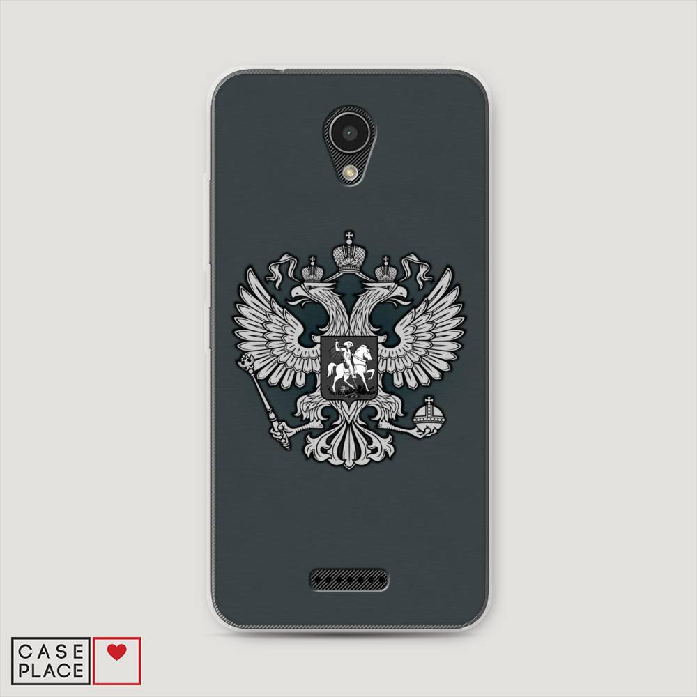 

Чехол Awog на Lenovo Vibe B / Леново Vibe B "Герб России серый", 112450-5