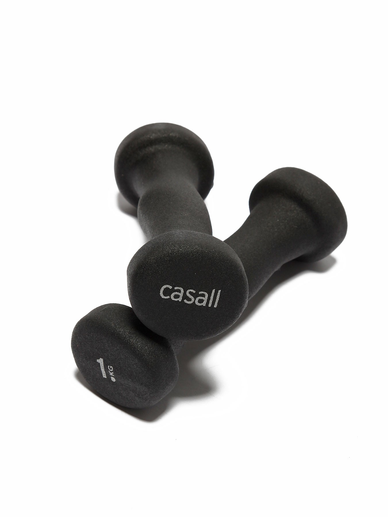 

Гантели Casall Dumbbell Neoprene 2x1 kg черные, Черный, 61031