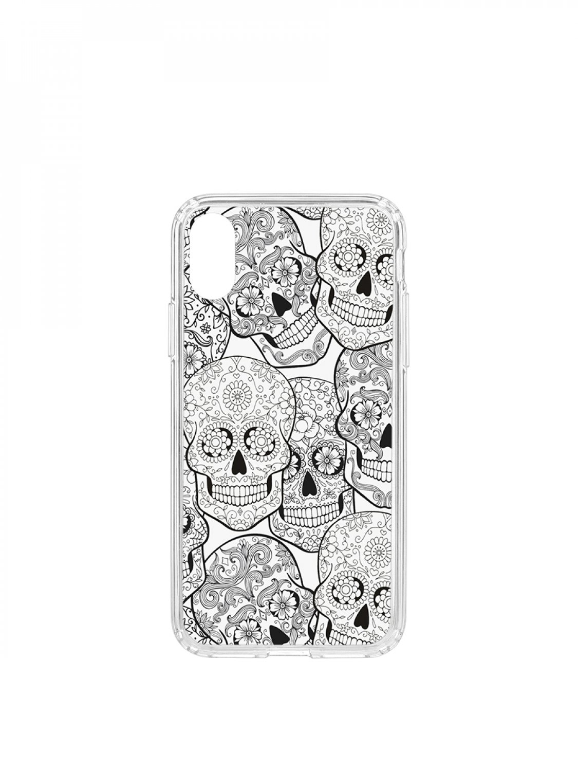 фото Чехол для apple iphone x / xs кruче print skull black