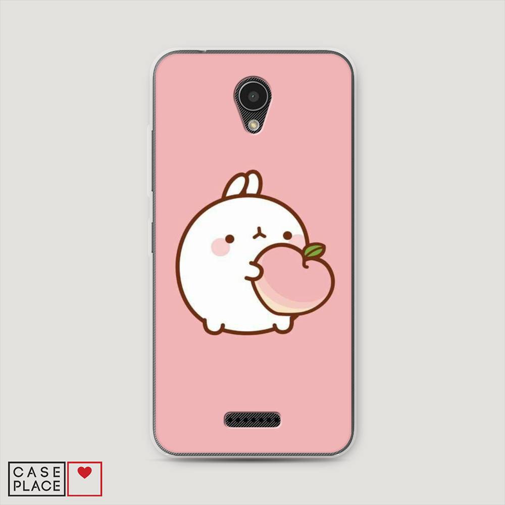 

Чехол Awog на Lenovo Vibe B / Леново Vibe B "Кролик с персиком", 112450-1