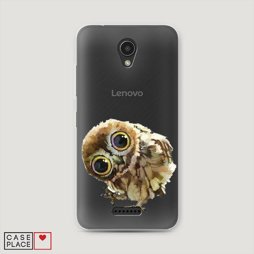 

Чехол Awog на Lenovo Vibe B / Леново Vibe B "Любопытный совенок", 112450-1