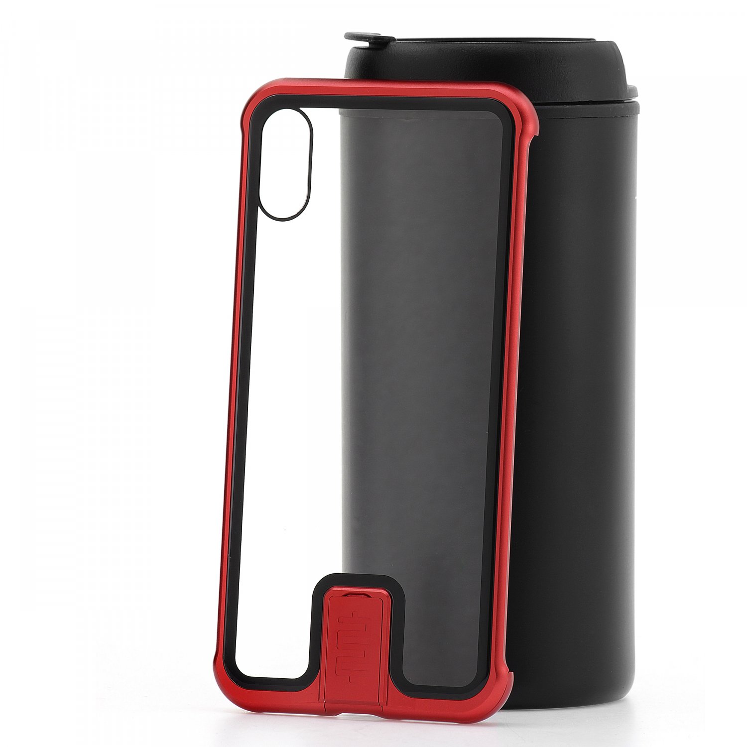 фото Чехол кruче push-pull для iphone x/xs frameless red