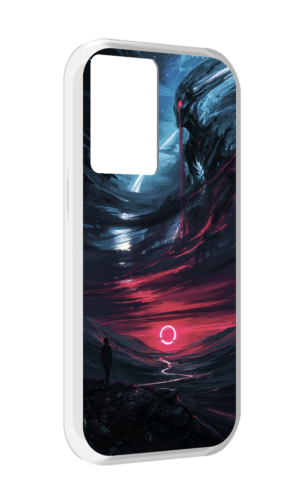 

Чехол MyPads страшный мир для OnePlus Nord N20 SE, Прозрачный, Tocco