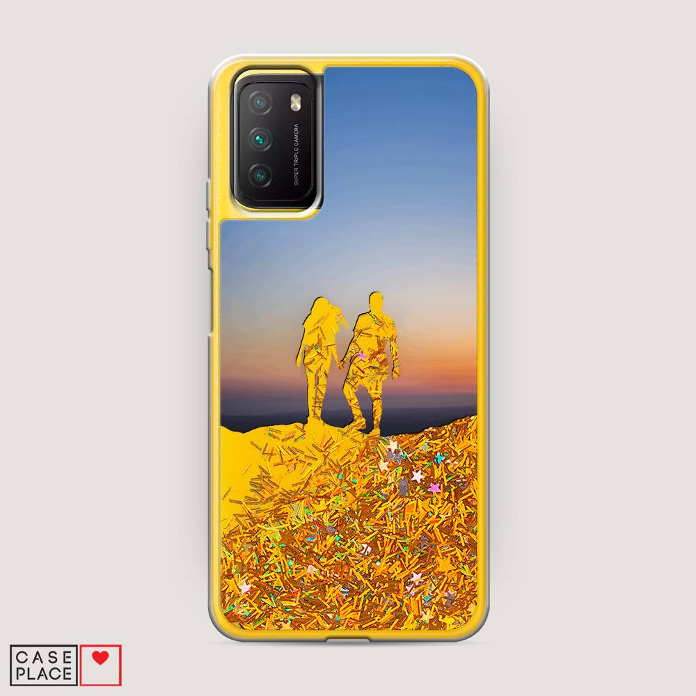 

Чехол Awog на Poco M3 "Пара на краю света", Разноцветный, 39590-1