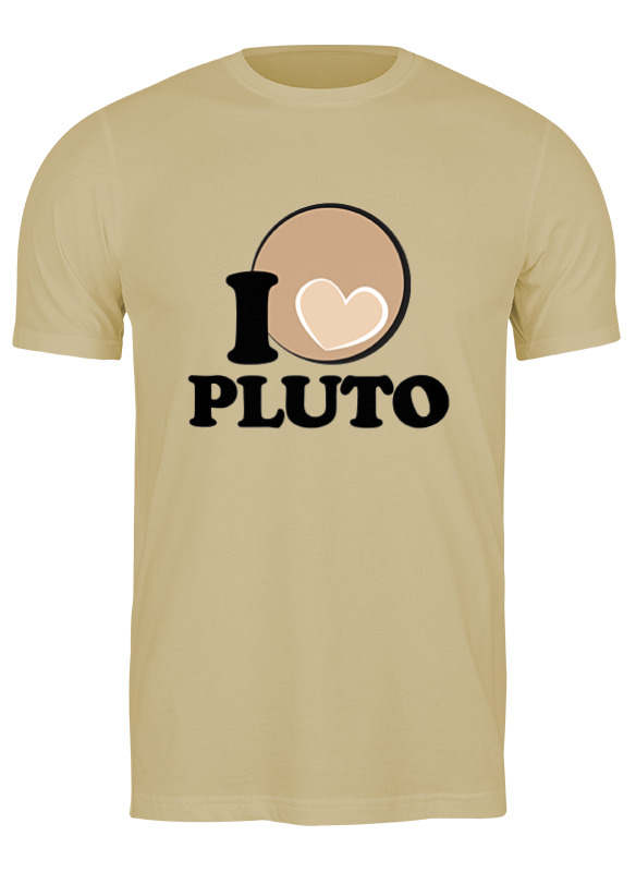 

Футболка женская Printio Плутон (pluto) бежевая S, Бежевый, Плутон (pluto)