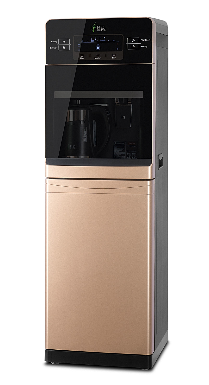 

Кулер для воды Ecotronic M15-U4LKEM black-gold champagne, EKT11187
