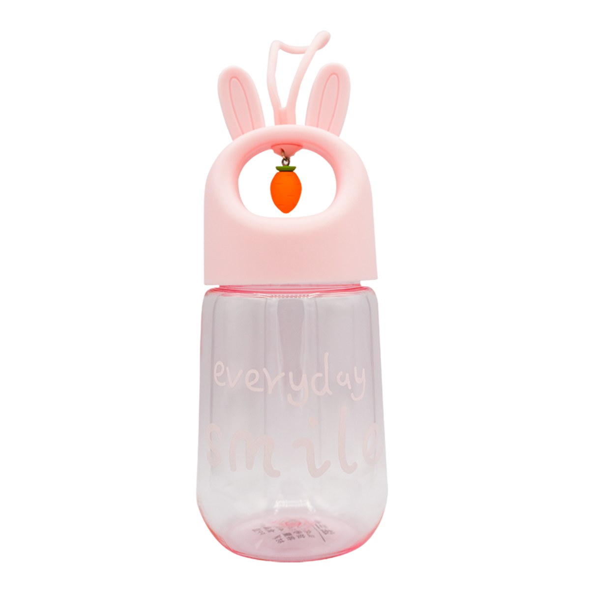 фото Бутылка для воды «заяц», 480 мл, цвет розовый, 21х8х8 см, atlanterra at-bot2-02