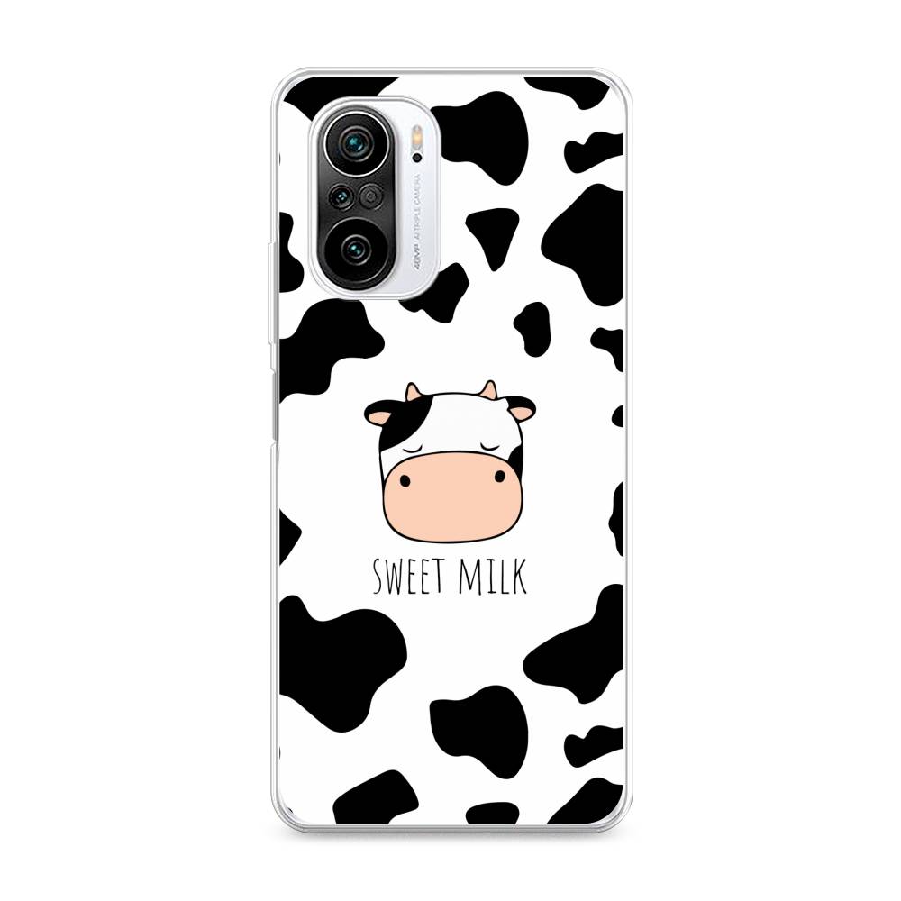 

Чехол на Xiaomi Redmi K40 "Sweet milk", Розовый;белый;черный, 310950-1