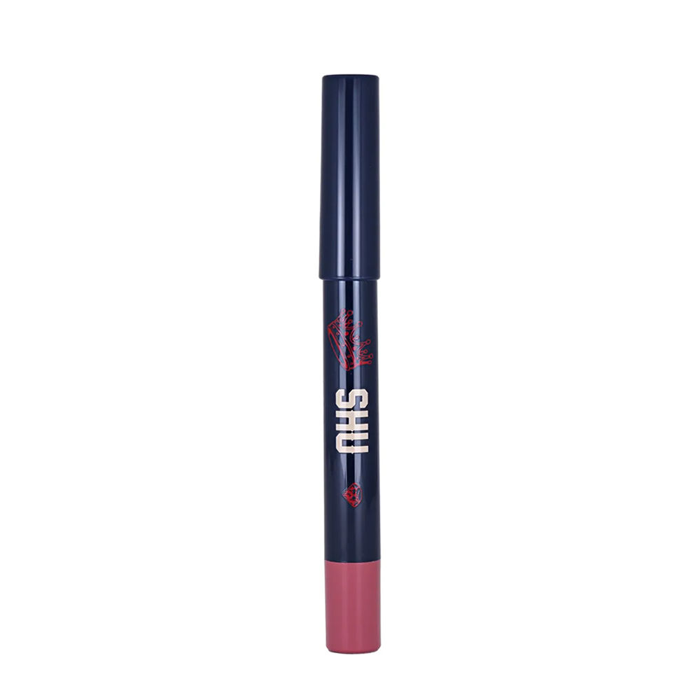 Помада-карандаш для губ SHU Vivid Accent, 465 розово-лиловый, 2,5 г подсвечник крист 3 лиловый 10х8 5 см 400мл