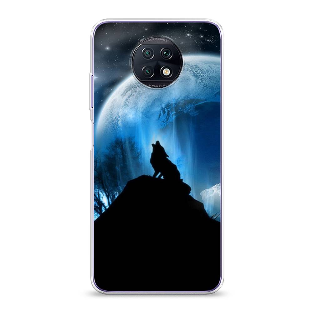 

Чехол на Xiaomi Redmi Note 9T "Волк 2", Синий;черный;белый, 39650-1
