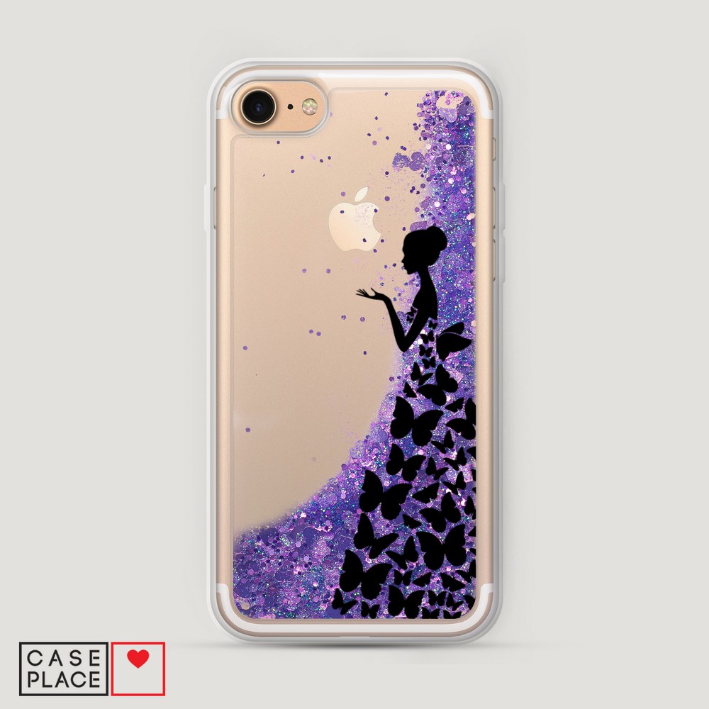 

Чехол Awog на Apple iPhone 8 / Айфон 8 "Дама в бабочках", Разноцветный, 10892-1