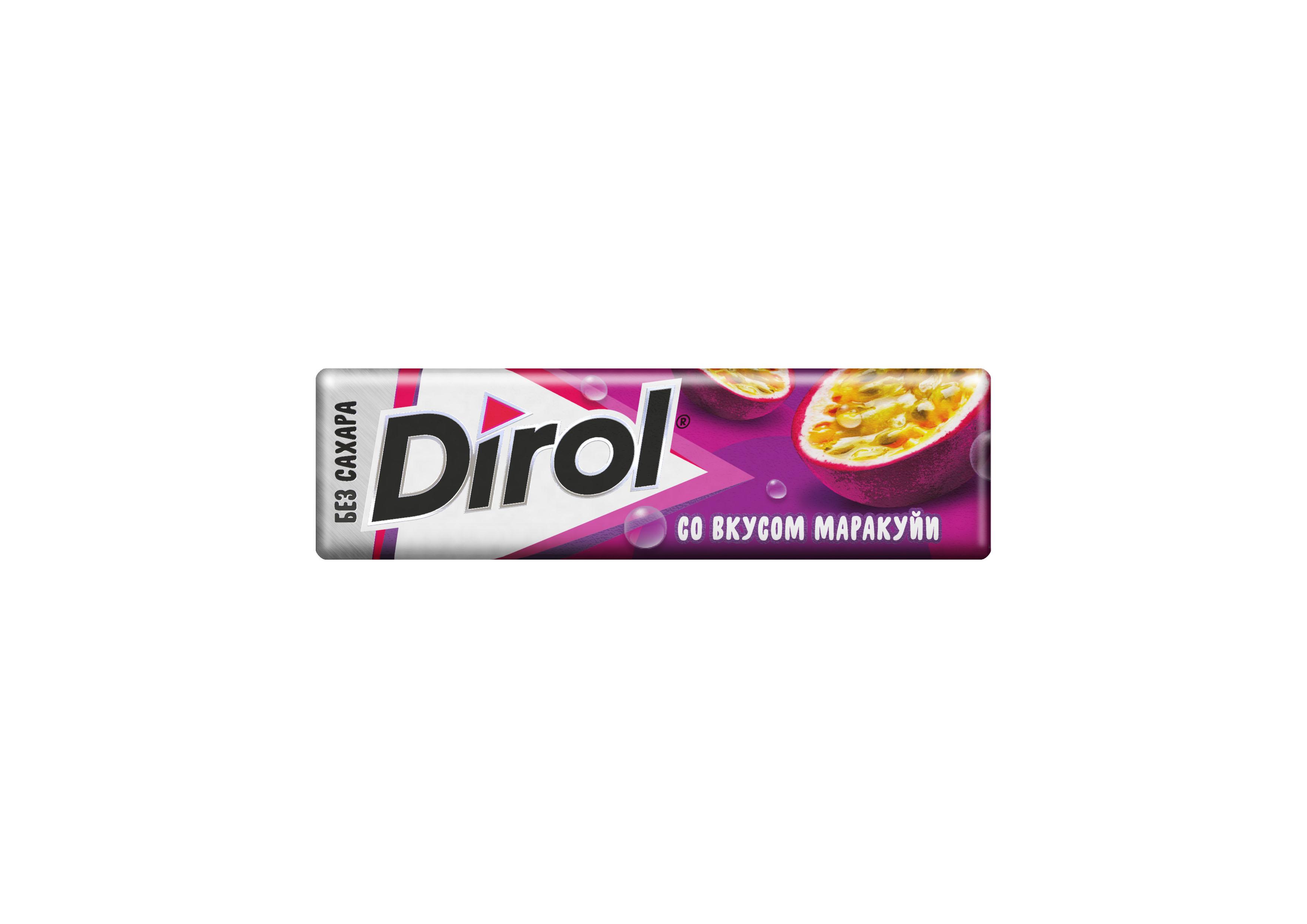 

Жевательная резинка Dirol Маракуйя 13,6 г