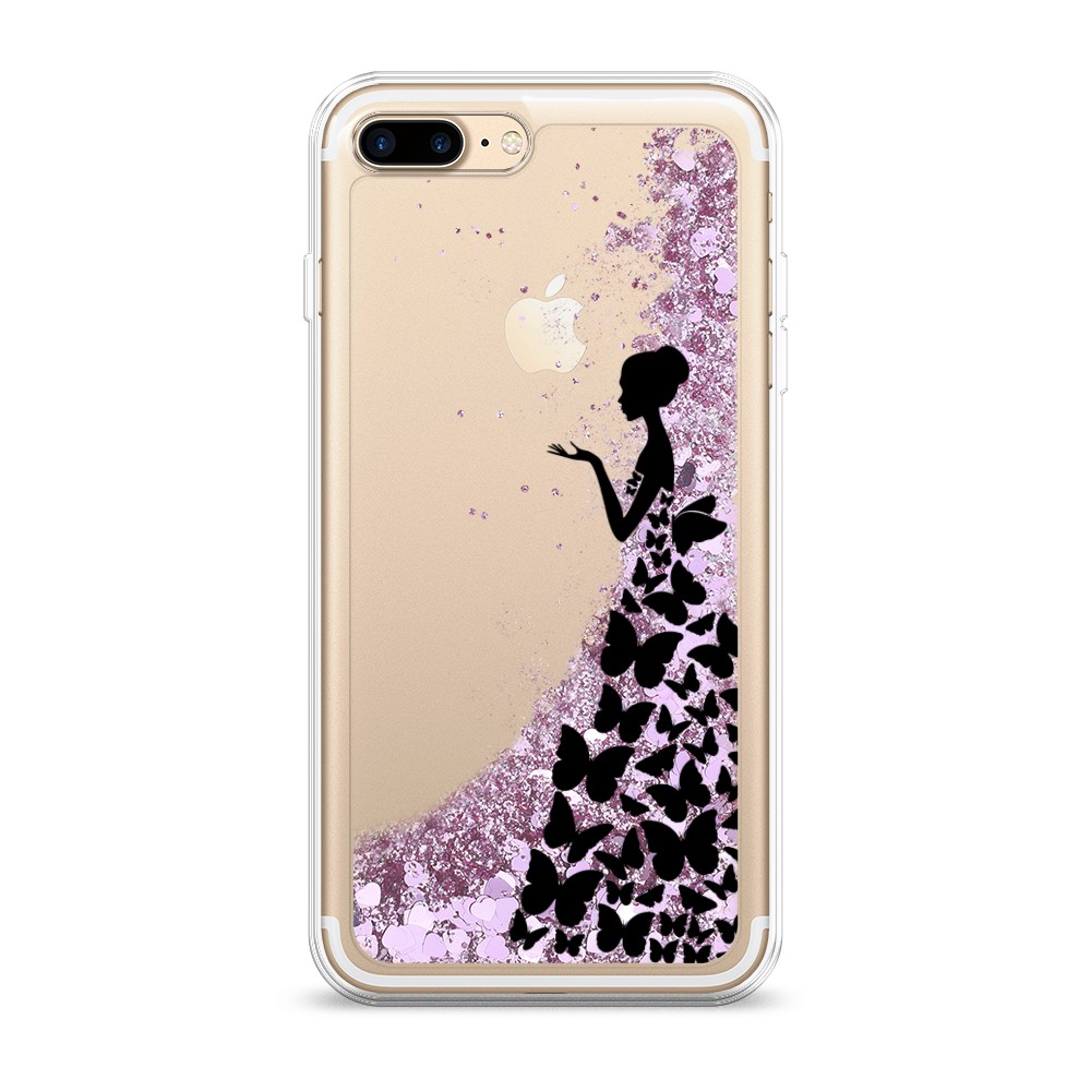 

Чехол Awog на Apple iPhone 7 Plus / Айфон 7 Plus "Дама в бабочках", 10794-1