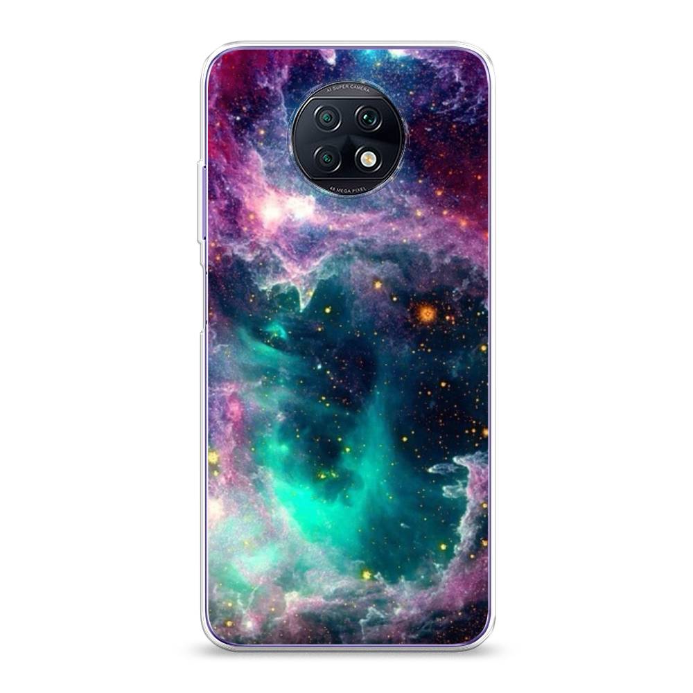 

Чехол на Xiaomi Redmi Note 9T "Звездные облака", Розовый;бежевый, 39650-2