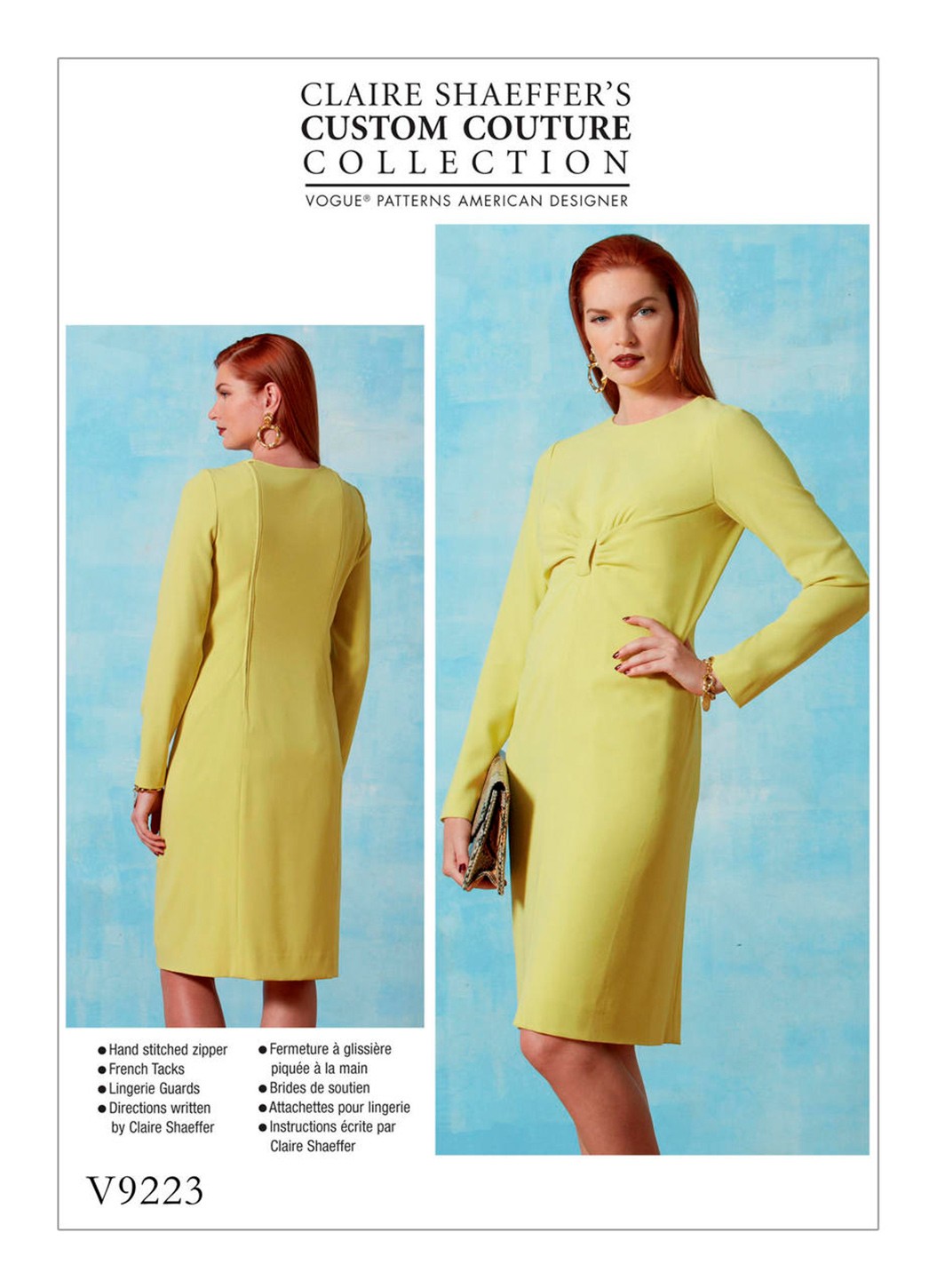 

Выкройка Vogue №9223 — Платье от Claire Shaeffer